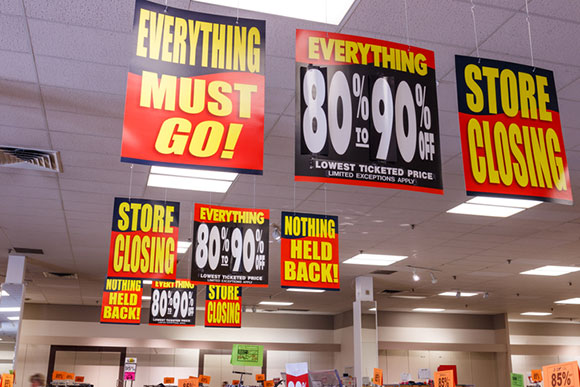 Bankruptcy Causes Store Closing
